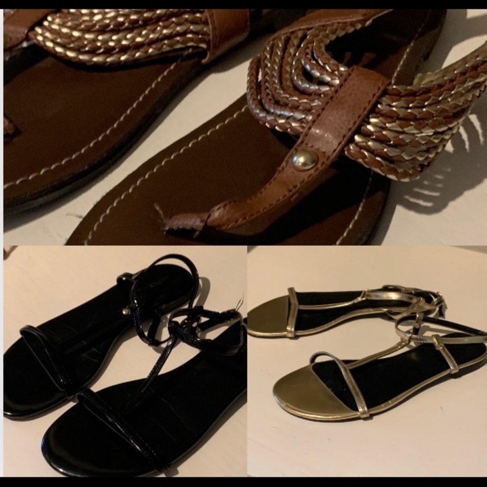 3 sets of Sandals